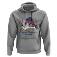 Freedom 250th Anniversary Hoodie Funny 4th Of July Silly Goose