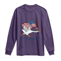 Freedom 250th Anniversary Long Sleeve Shirt Funny 4th Of July Silly Goose