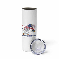 Freedom 250th Anniversary Skinny Tumbler Funny 4th Of July Silly Goose