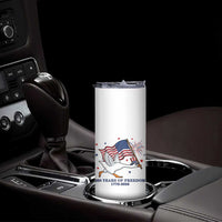 Freedom 250th Anniversary Skinny Tumbler Funny 4th Of July Silly Goose