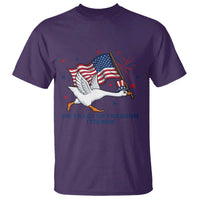 Freedom 250th Anniversary T Shirt Funny 4th Of July Silly Goose