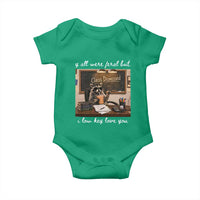 Last Day of School Teacher Feral Raccoon Baby Onesie Funny End of Year Summer Break Gift