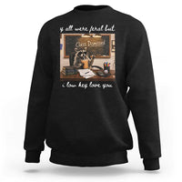 Last Day of School Teacher Feral Raccoon Sweatshirt Funny End of Year Summer Break Gift