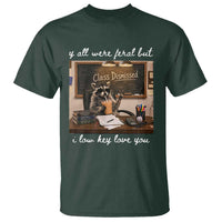 Last Day of School Teacher Feral Raccoon T Shirt Funny End of Year Summer Break Gift