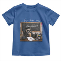 Funny Raccoon Graduation Toddler T Shirt I Live Here Now