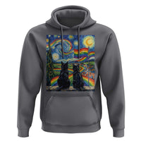Cat Gay Pride Hoodie Starry Night Style LGBTQ Pride Support