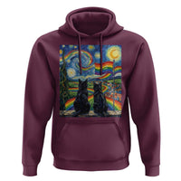 Cat Gay Pride Hoodie Starry Night Style LGBTQ Pride Support