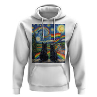 Cat Gay Pride Hoodie Starry Night Style LGBTQ Pride Support