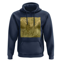 Funny Bigfoot Fishing Hoodie Sasquatch Loch Ness Monster Introvert Bruh - Wonder Print Shop