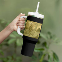 Funny Bigfoot Fishing Tumbler With Handle Sasquatch Loch Ness Monster Introvert Bruh - Wonder Print Shop