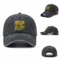 Funny Bigfoot Fishing Washed Cotton Baseball Cap Sasquatch Loch Ness Monster Introvert Bruh