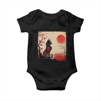 Kawaii Anime Cat Japanese Cherry Blossom Baby Onesie - Wonder Print Shop