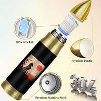 Kawaii Anime Cat Japanese Cherry Blossom Bullet Tumbler - Wonder Print Shop