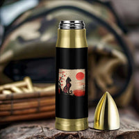 Kawaii Anime Cat Japanese Cherry Blossom Bullet Tumbler - Wonder Print Shop