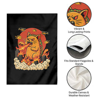 Tacocat Monster Garden Flag Funny Cats Taco Lovers - Wonder Print Shop
