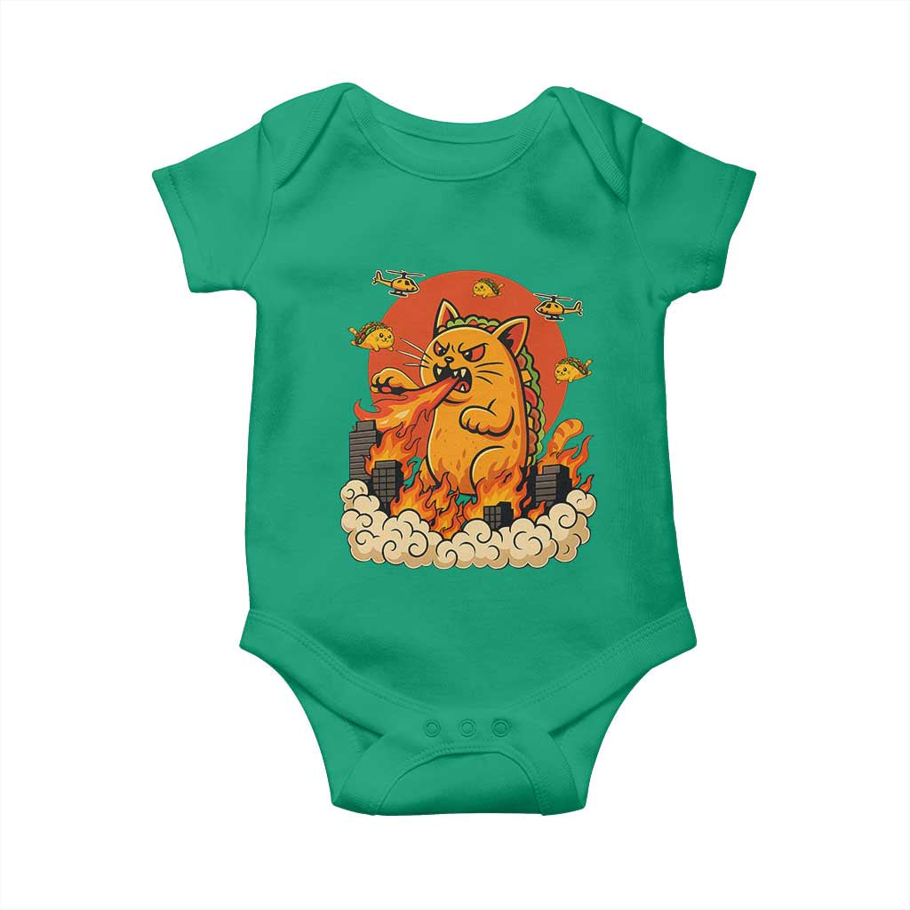 Tacocat Monster Baby Onesie Funny Cats Taco Lovers - Wonder Print Shop