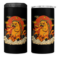 Tacocat Monster 4 in 1 Can Cooler Tumbler Funny Cats Taco Lovers - Wonder Print Shop