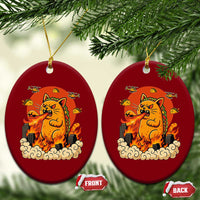 Tacocat Monster Ceramic Ornament Funny Cats Taco Lovers - Wonder Print Shop