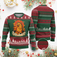 Tacocat Monster Ugly Christmas Sweater Funny Cats Taco Lovers - Wonder Print Shop