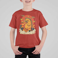 Tacocat Monster T Shirt For Kid Funny Cats Taco Lovers - Wonder Print Shop
