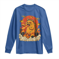 Tacocat Monster Long Sleeve Shirt Funny Cats Taco Lovers - Wonder Print Shop