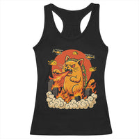Tacocat Monster Racerback Tank Top Funny Cats Taco Lovers - Wonder Print Shop
