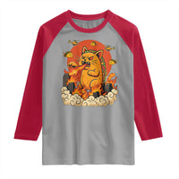 Tacocat Monster Raglan Shirt Funny Cats Taco Lovers - undefined