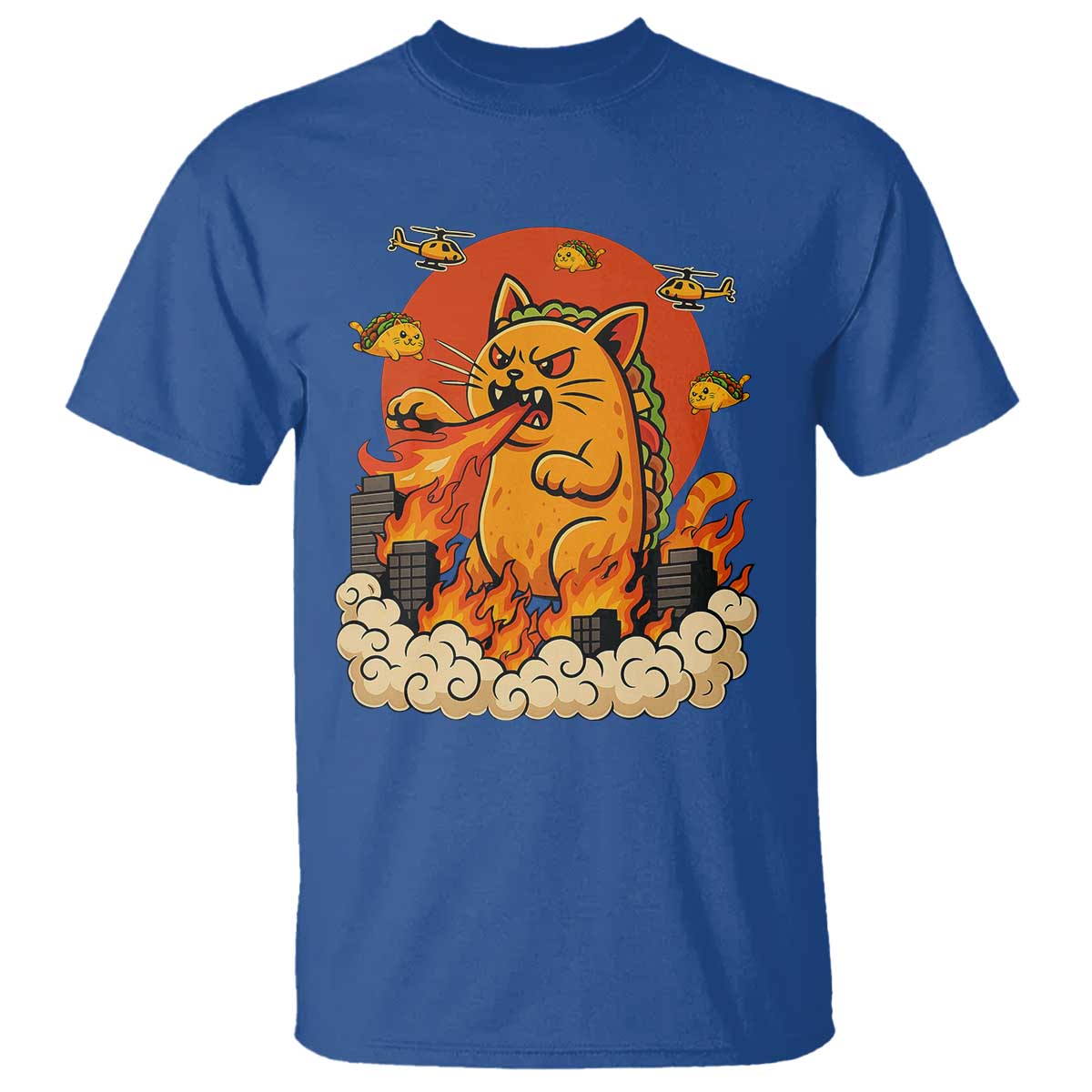 Tacocat Monster T Shirt Funny Cats Taco Lovers - Wonder Print Shop