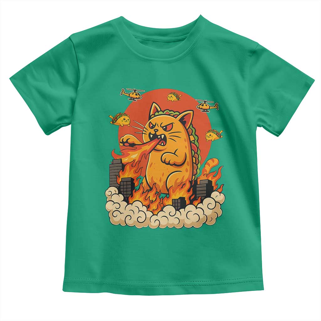 Tacocat Monster Toddler T Shirt Funny Cats Taco Lovers - Wonder Print Shop