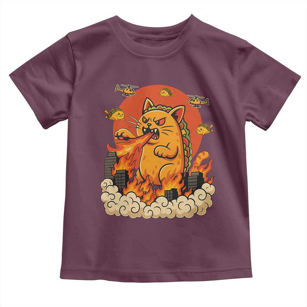 Tacocat Monster Toddler T Shirt Funny Cats Taco Lovers - Wonder Print Shop
