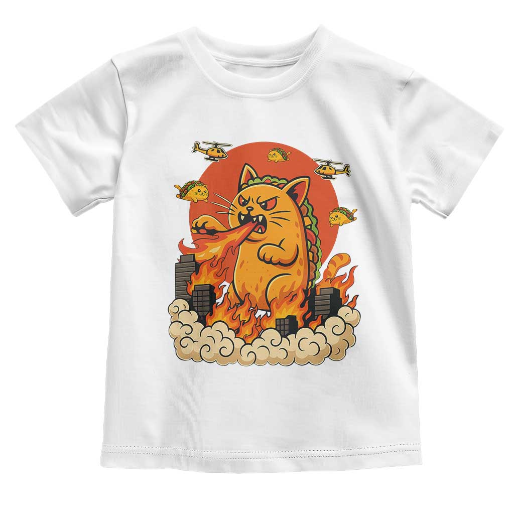 Tacocat Monster Toddler T Shirt Funny Cats Taco Lovers - Wonder Print Shop
