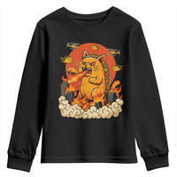 Tacocat Monster Youth Sweatshirt Funny Cats Taco Lovers - Wonder Print Shop