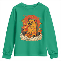 Tacocat Monster Youth Sweatshirt Funny Cats Taco Lovers - Wonder Print Shop