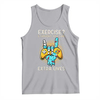 Funny Gamer Skeleton Hand Tank Top Exercise I Thought You Said Extra Lives - Wonder Print Shop