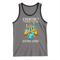 Funny Gamer Skeleton Hand Tank Top Exercise I Thought You Said Extra Lives - Wonder Print Shop