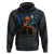 Cute Black Cat Mushroom Hoodie Stary Night Vangogh Amanita Muscaria - Wonder Print Shop