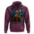 Cute Black Cat Mushroom Hoodie Stary Night Vangogh Amanita Muscaria - Wonder Print Shop