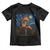 Cute Black Cat Mushroom Toddler T Shirt Stary Night Vangogh Amanita Muscaria - Wonder Print Shop