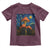 Cute Black Cat Mushroom Toddler T Shirt Stary Night Vangogh Amanita Muscaria - Wonder Print Shop
