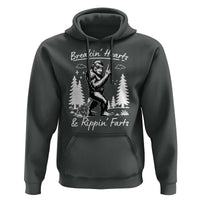 Funny Bigfoot Sasquatch Hoodie Breakin Hearts And Rippin Farts - Wonder Print Shop