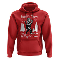Funny Bigfoot Sasquatch Hoodie Breakin Hearts And Rippin Farts - Wonder Print Shop