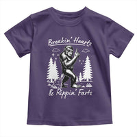 Funny Bigfoot Sasquatch Toddler T Shirt Breakin Hearts And Rippin Farts - Wonder Print Shop