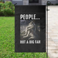 Funny Alpha Wolf Meme Garden Flag Sarcastic People Not A Big Fan - Wonder Print Shop