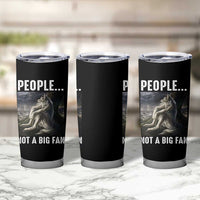 Funny Alpha Wolf Meme Tumbler Cup Sarcastic People Not A Big Fan