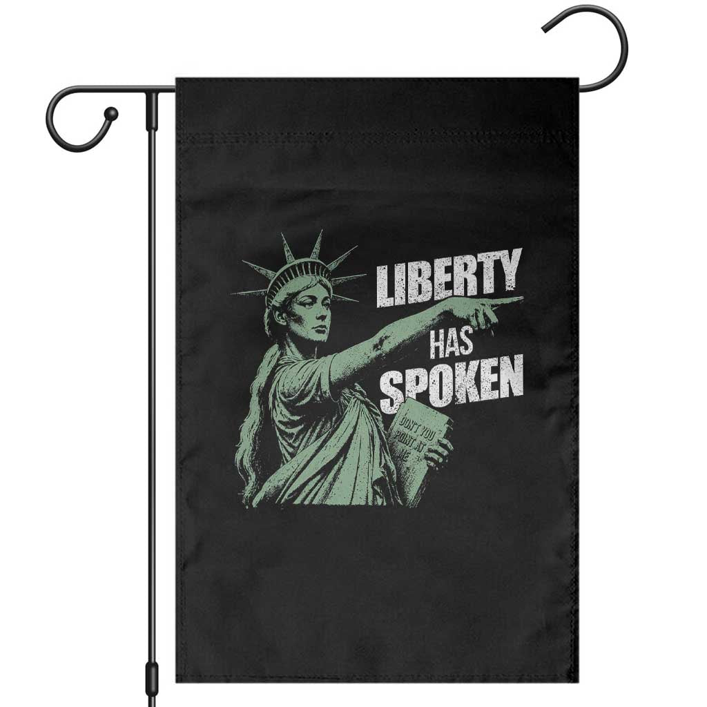 Funny Basketball Point God Liberty Meme Garden Flag Has Spoken Patriotic USA