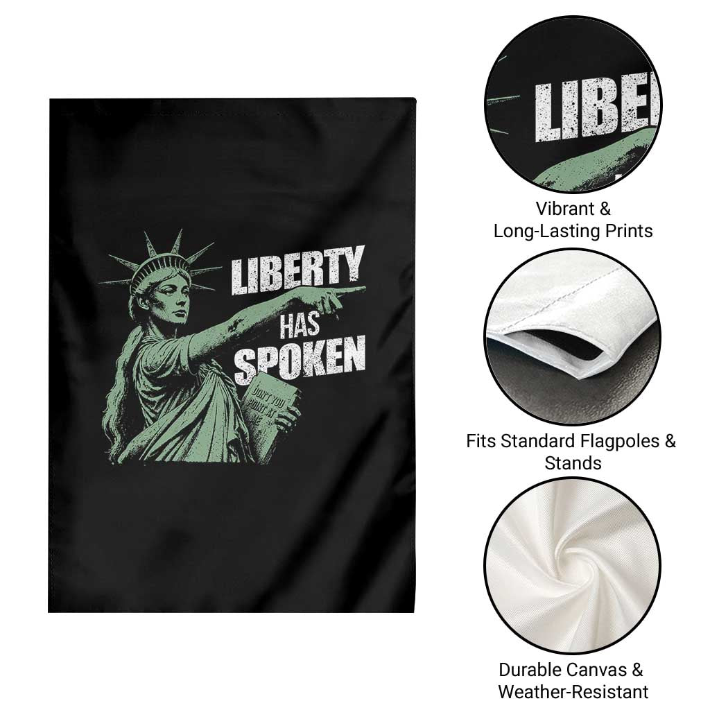 Funny Basketball Point God Liberty Meme Garden Flag Has Spoken Patriotic USA