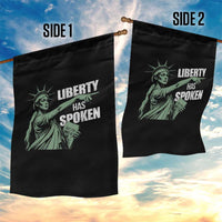 Funny Basketball Point God Liberty Meme Garden Flag Has Spoken Patriotic USA