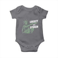 Funny Basketball Point God Liberty Meme Baby Onesie Has Spoken Patriotic USA