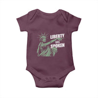 Funny Basketball Point God Liberty Meme Baby Onesie Has Spoken Patriotic USA
