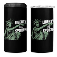 Funny Basketball Point God Liberty Meme 4 in 1 Can Cooler Tumbler Has Spoken Patriotic USA